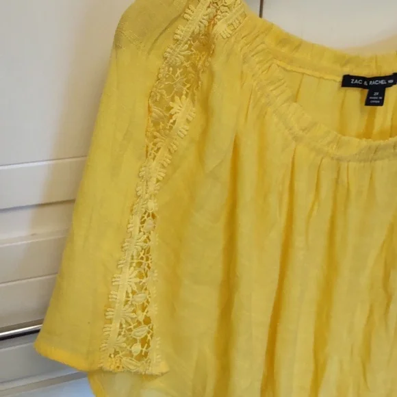 Zac & Rachel Woman yellow top - Picture 3 of 5